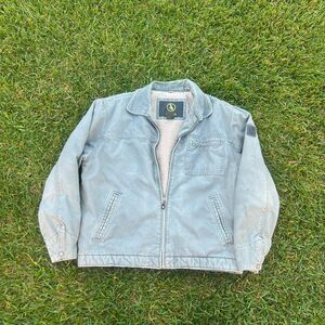 Aigle Sherpa lined Carhartt Style Jacket mens size L work barn